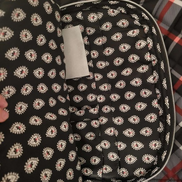 New! Vera Bradley Campus Backpack in Paris Plaid - Picture 4 of 6